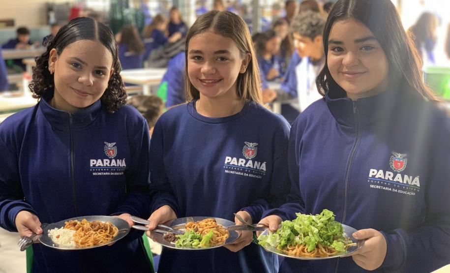 Paraná investe R$ 560 milhões por ano e garante cardápio nutritivo e variado nas escolas