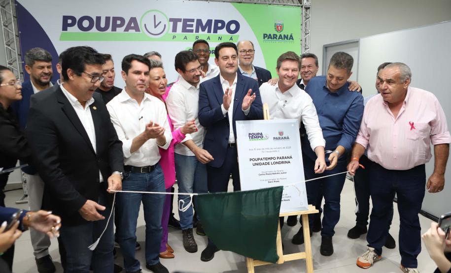 Londrina, 24 de outubro de 2025 - Serviço Poupa Tempo, do Governo do Estado.