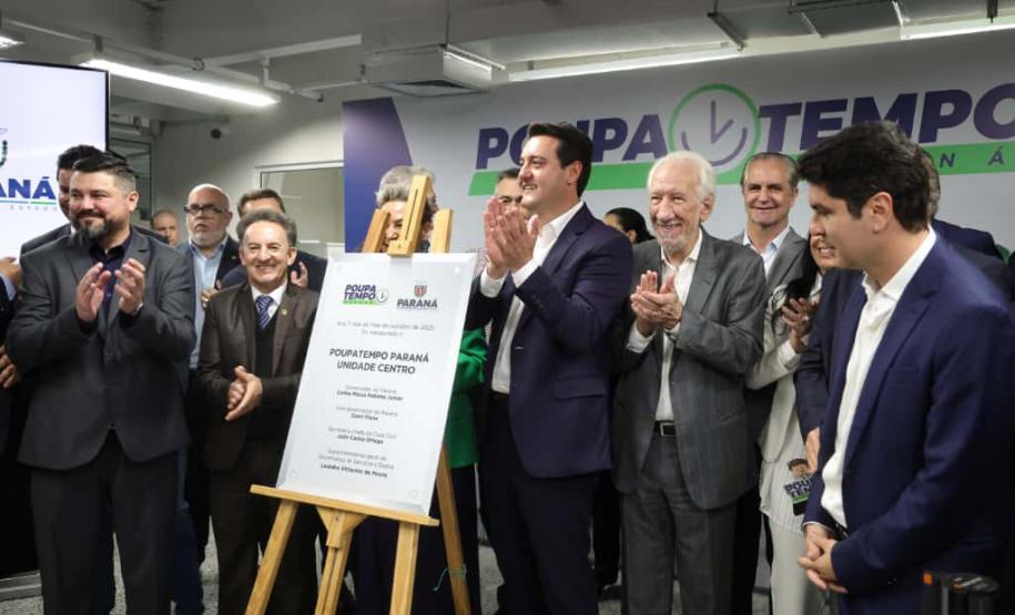 Com mais de 200 serviços, 1ª unidade do Poupatempo Paraná é inaugurada em Curitiba