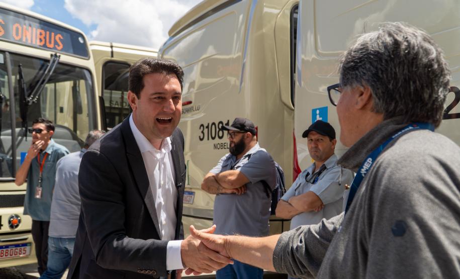 Cidades da Região Metropolitana de Curitiba ganham 115 novos ônibus para transporte coletivo