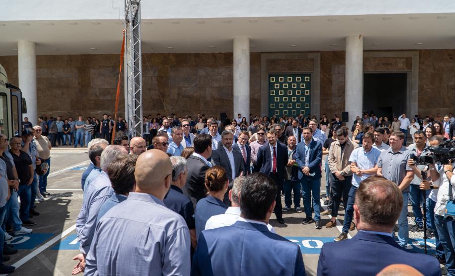 Cidades da Região Metropolitana de Curitiba ganham 115 novos ônibus para transporte coletivo