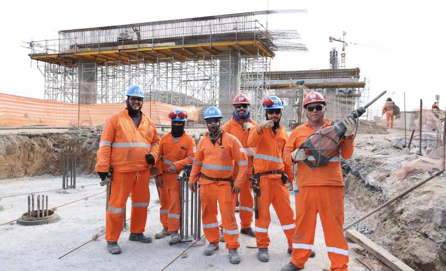 Ponte de Guaratuba chega a 80% de execução e obras seguem em ritmo acelerado