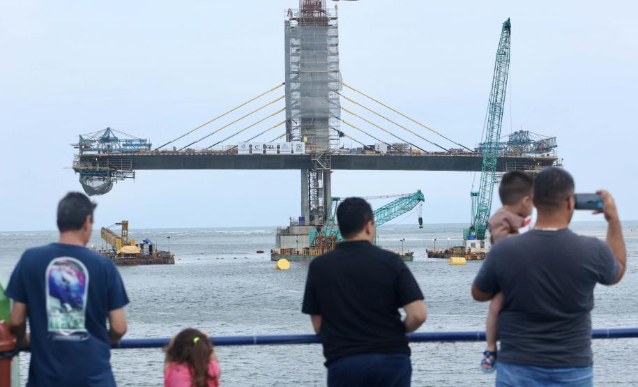 Ponte de Guaratuba chega a 80% de execução e obras seguem em ritmo acelerado
