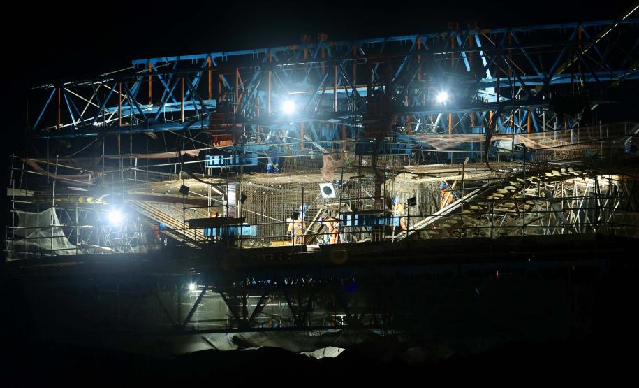 Ponte de Guaratuba chega a 80% de execução e obras seguem em ritmo acelerado