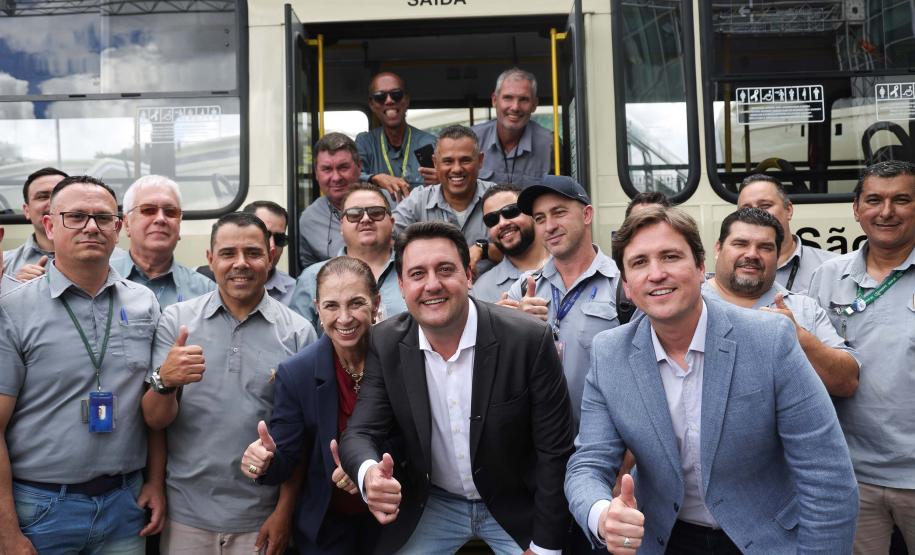 Cidades da Região Metropolitana de Curitiba ganham 115 novos ônibus para transporte coletivo