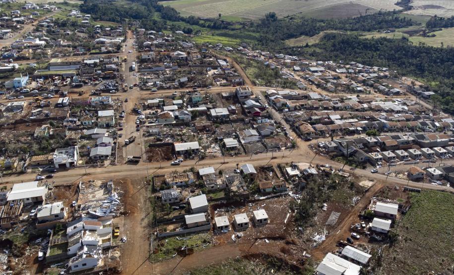 Concessão do benefício de reconstrução das moradias em Rio Bonito do Iguaçu terá três níveis