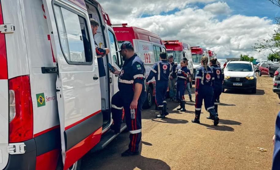 Atendimento integrado do Samu garante agilidade no socorro às vítimas do tornado
