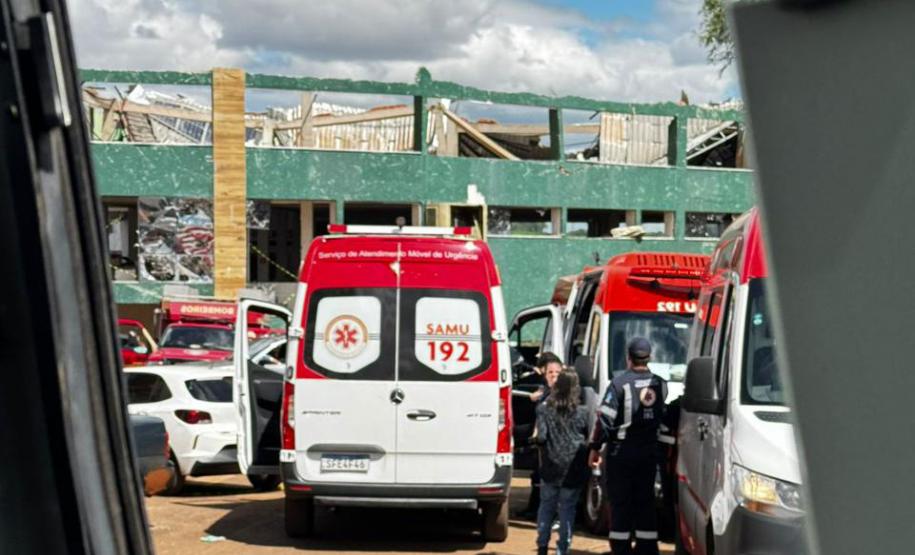 Atendimento integrado do Samu garante agilidade no socorro às vítimas do tornado