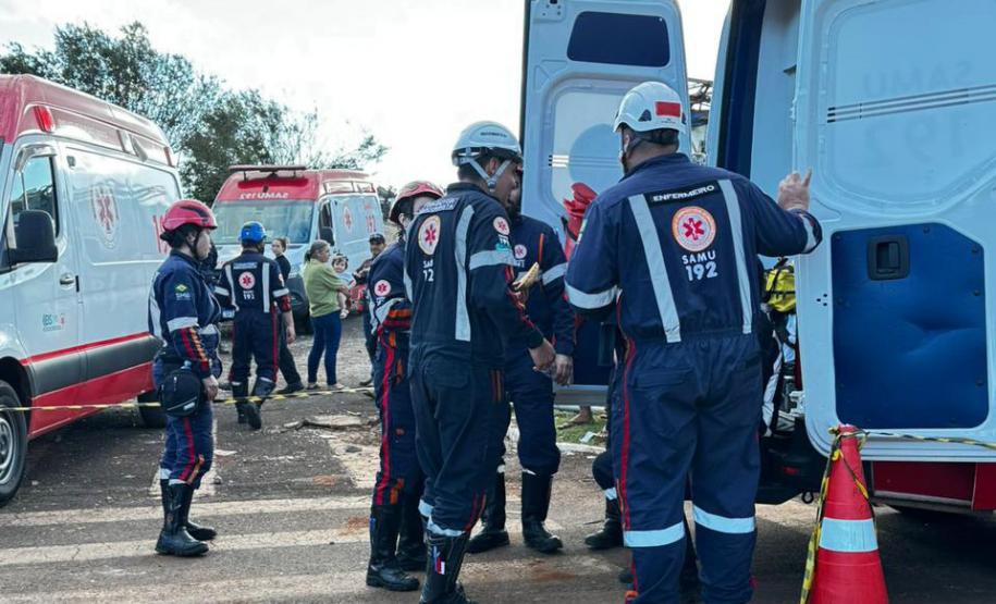 Atendimento integrado do Samu garante agilidade no socorro às vítimas do tornado