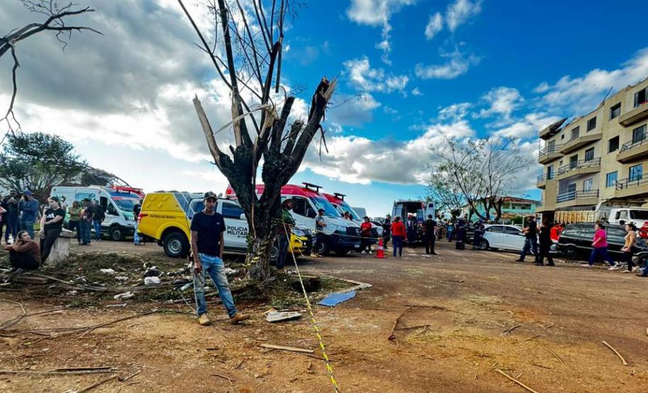 Atendimento integrado do Samu garante agilidade no socorro às vítimas do tornado