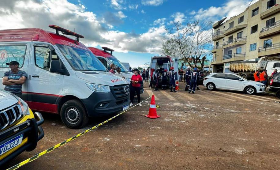 Atendimento integrado do Samu garante agilidade no socorro às vítimas do tornado