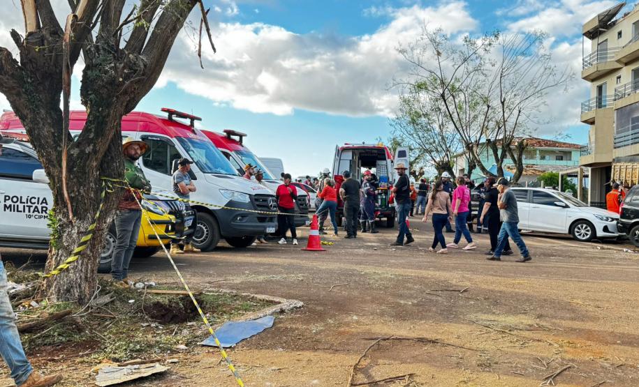 Atendimento integrado do Samu garante agilidade no socorro às vítimas do tornado