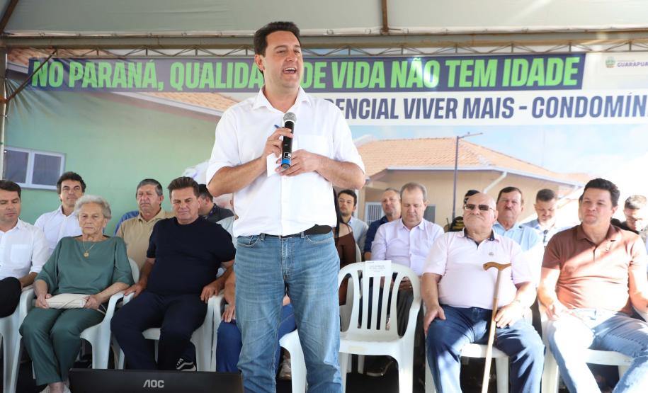 Governador inaugura o Condomínio do Idoso de Guarapuava, o 8° do Estado