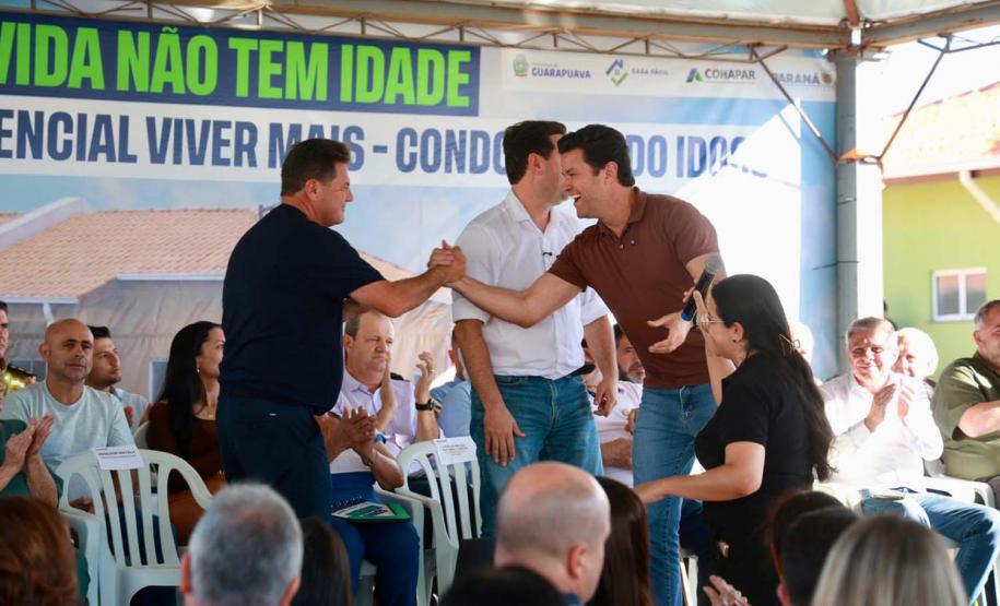 Governador inaugura o Condomínio do Idoso de Guarapuava, o 8° do Estado