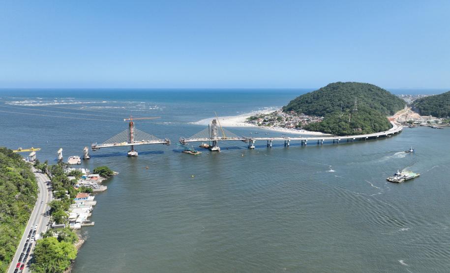 Ponte de Guaratuba já aumentou PIB do Paraná em R$ 368,6 milhões, aponta Ipardes