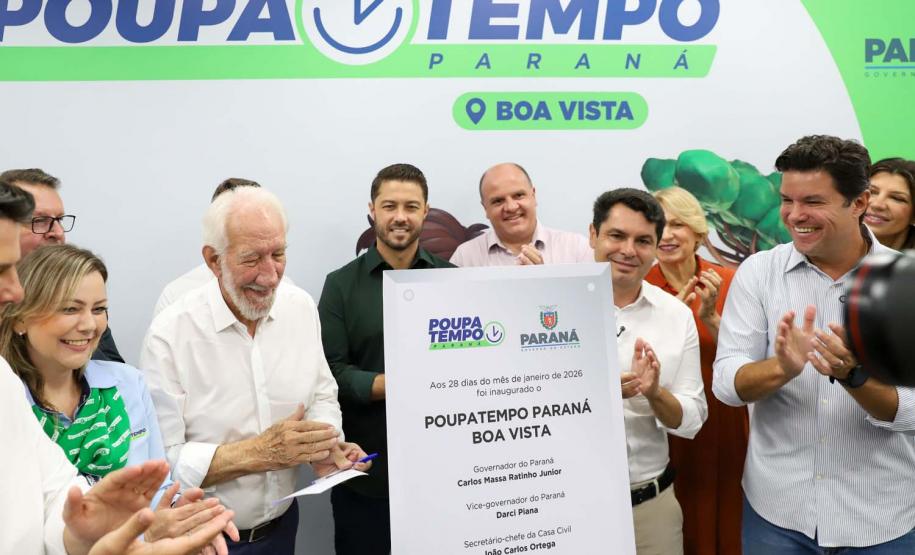 Governo inaugura 3ª unidade do Poupatempo Paraná em Curitiba, a 12ª no Estado