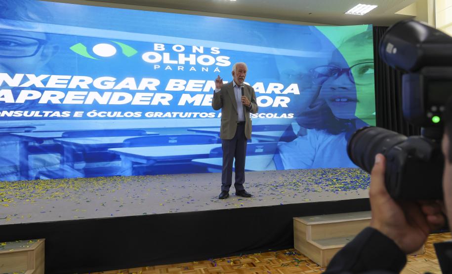 Estado lança 2ª fase do Programa Bons Olhos Paraná para atender mais 540 mil alunos