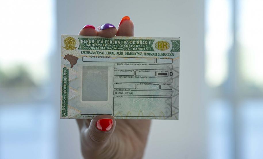 Carteira de Motorista.