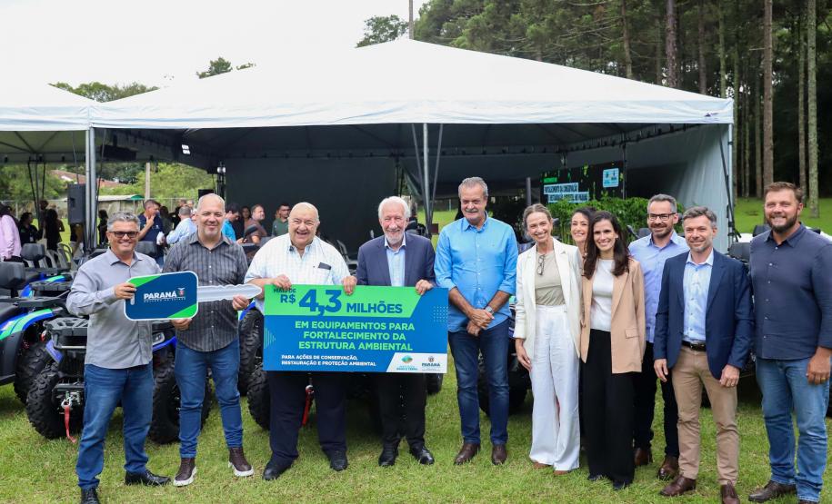 Governo entrega equipamentos e carros para reforçar cuidados com Unidades de Conservação