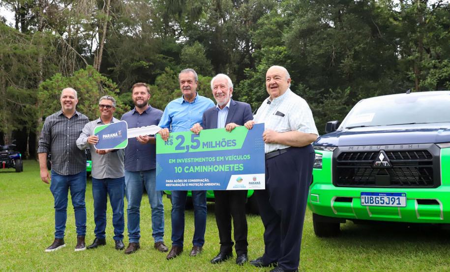 Governo entrega equipamentos e carros para reforçar cuidados com Unidades de Conservação