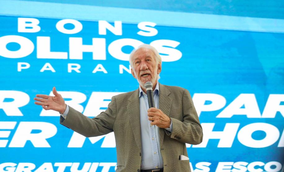 Estado lança 2ª fase do Programa Bons Olhos Paraná para atender mais 540 mil alunos