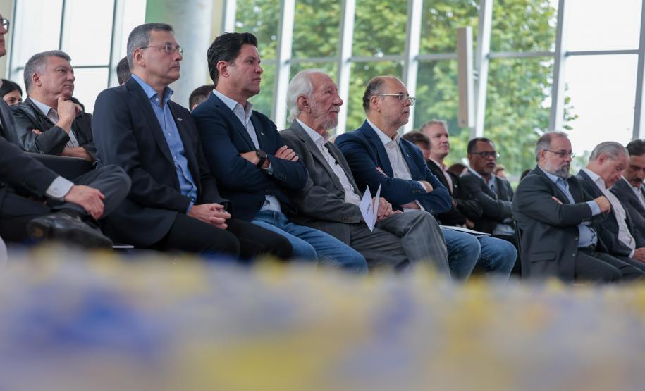 O vice-governador Darci Piana participa nesta segunda-feira (9) do lançamento da Jornada Paraná IBID 2030. Foto: Geraldo Bubniak/AEN