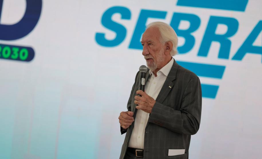 O vice-governador Darci Piana participa nesta segunda-feira (9) do lançamento da Jornada Paraná IBID 2030. Foto: Geraldo Bubniak/AEN