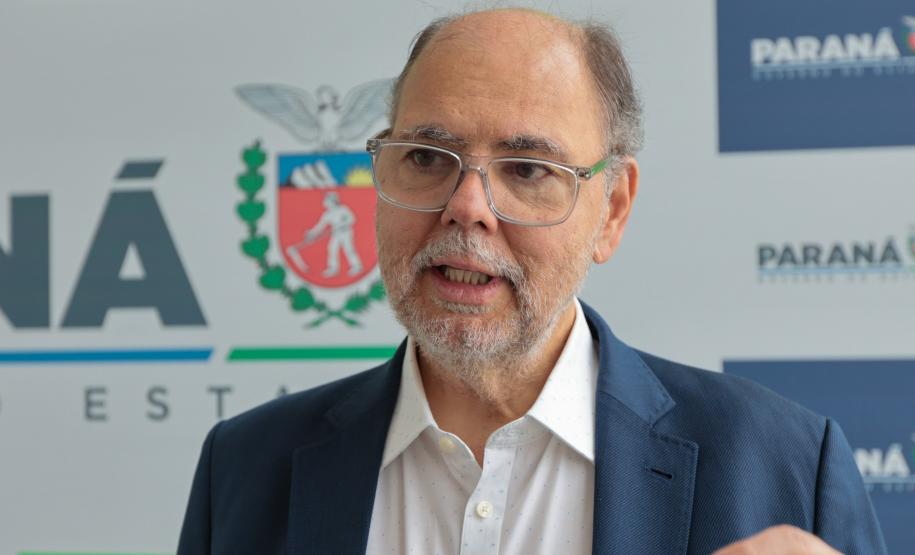 O vice-governador Darci Piana participa nesta segunda-feira (9) do lançamento da Jornada Paraná IBID 2030. Foto: Geraldo Bubniak/AEN