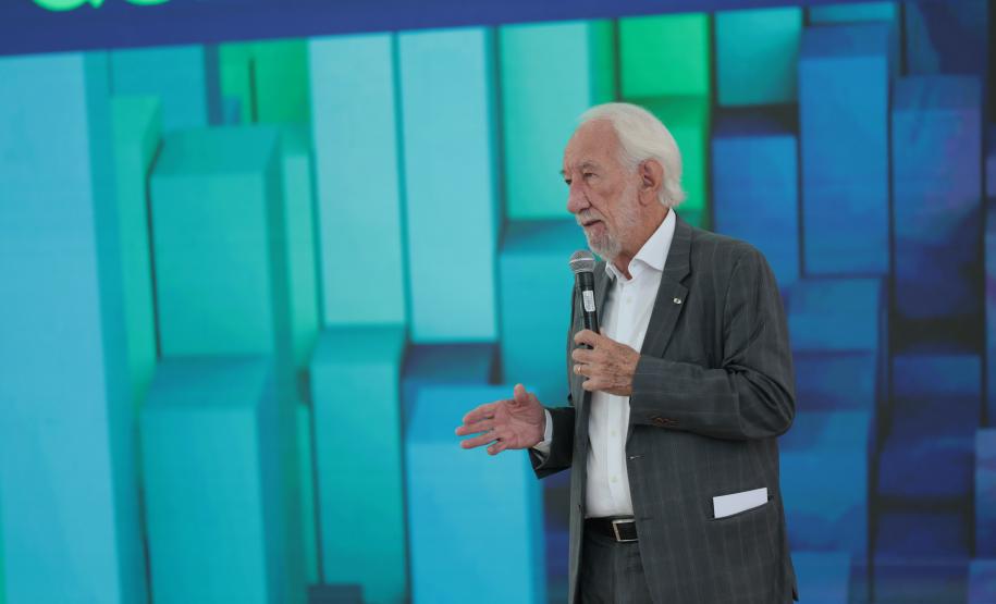 O vice-governador Darci Piana participa nesta segunda-feira (9) do lançamento da Jornada Paraná IBID 2030. Foto: Geraldo Bubniak/AEN