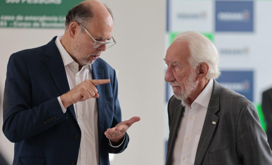 O vice-governador Darci Piana participa nesta segunda-feira (9) do lançamento da Jornada Paraná IBID 2030. Foto: Geraldo Bubniak/AEN