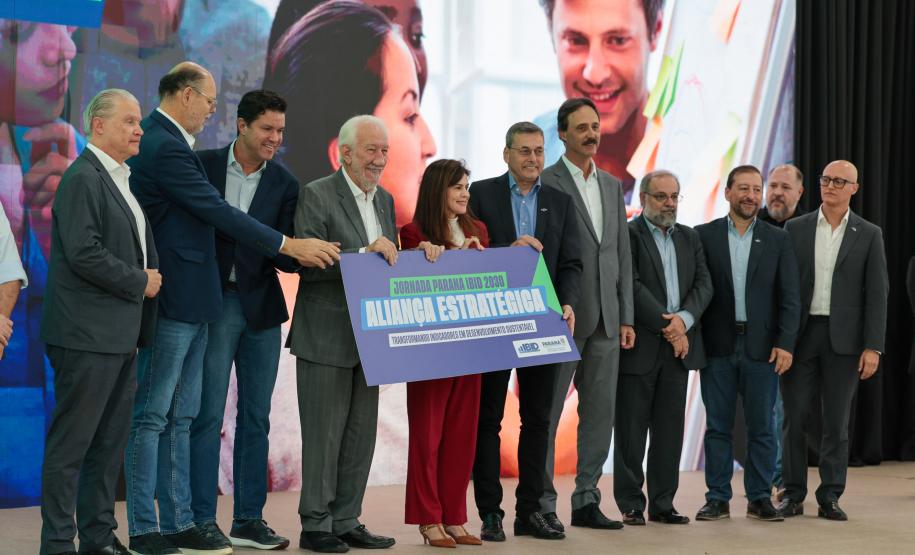 O vice-governador Darci Piana participa nesta segunda-feira (9) do lançamento da Jornada Paraná IBID 2030. Foto: Geraldo Bubniak/AEN