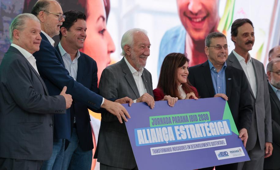 O vice-governador Darci Piana participa nesta segunda-feira (9) do lançamento da Jornada Paraná IBID 2030. Foto: Geraldo Bubniak/AEN