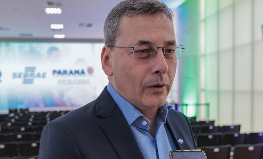O vice-governador Darci Piana participa nesta segunda-feira (9) do lançamento da Jornada Paraná IBID 2030. Foto: Geraldo Bubniak/AEN