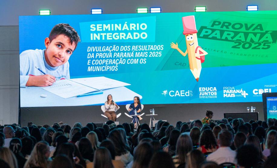 Com avanços em todas as etapas de ensino, Estado divulga resultados da Prova Paraná Mais 2025 aos municípios