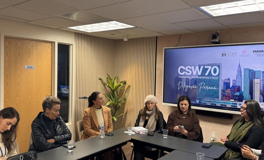 Paraná fortalece cooperação internacional e encerra participação na CSW70 com agenda de políticas públicas para mulheres