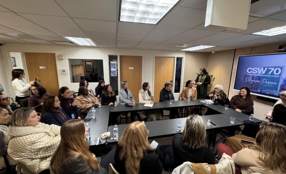 Paraná fortalece cooperação internacional e encerra participação na CSW70 com agenda de políticas públicas para mulheres