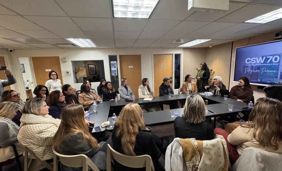 Paraná fortalece cooperação internacional e encerra participação na CSW70 com agenda de políticas públicas para mulheres