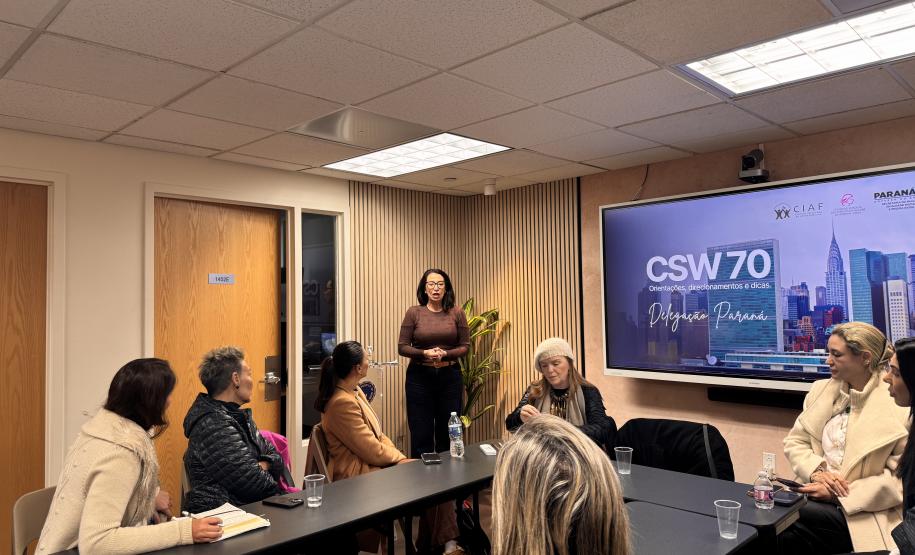 Paraná fortalece cooperação internacional e encerra participação na CSW70 com agenda de políticas públicas para mulheres