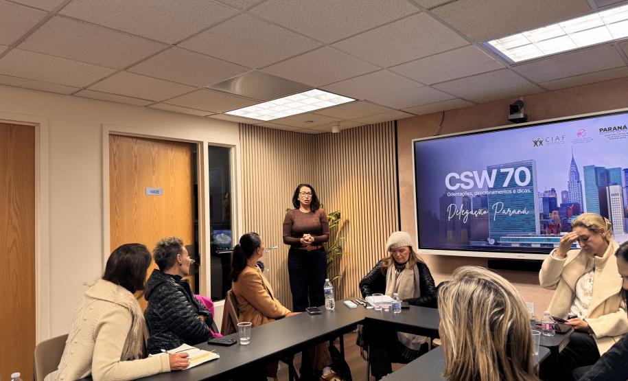 Paraná fortalece cooperação internacional e encerra participação na CSW70 com agenda de políticas públicas para mulheres