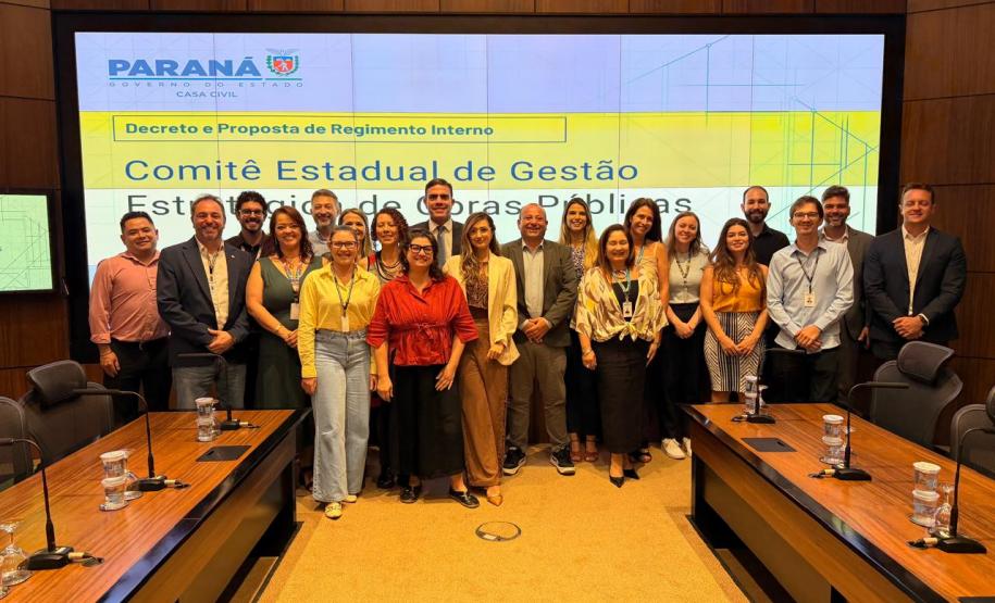 Estado realiza primeira reunião do Comitê de Gestão Estratégica de Obras Públicas