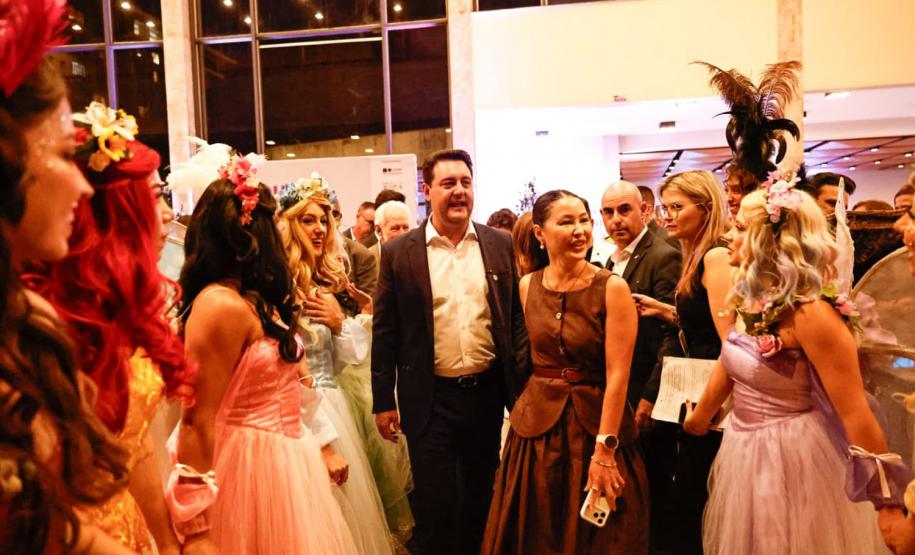 Governador Carlos Massa Ratinho Júnior participou nesta terça-feira (3) do evento Paraná Unido pelas Mulheres - As Protagonistas, no Teatro Guaíra.