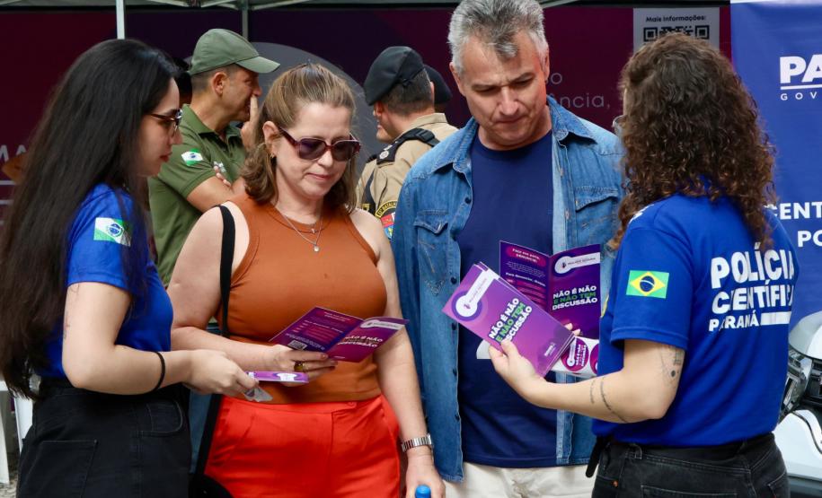 Violência contra a mulher: Segurança promove ação em Curitiba e mais 10 cidades