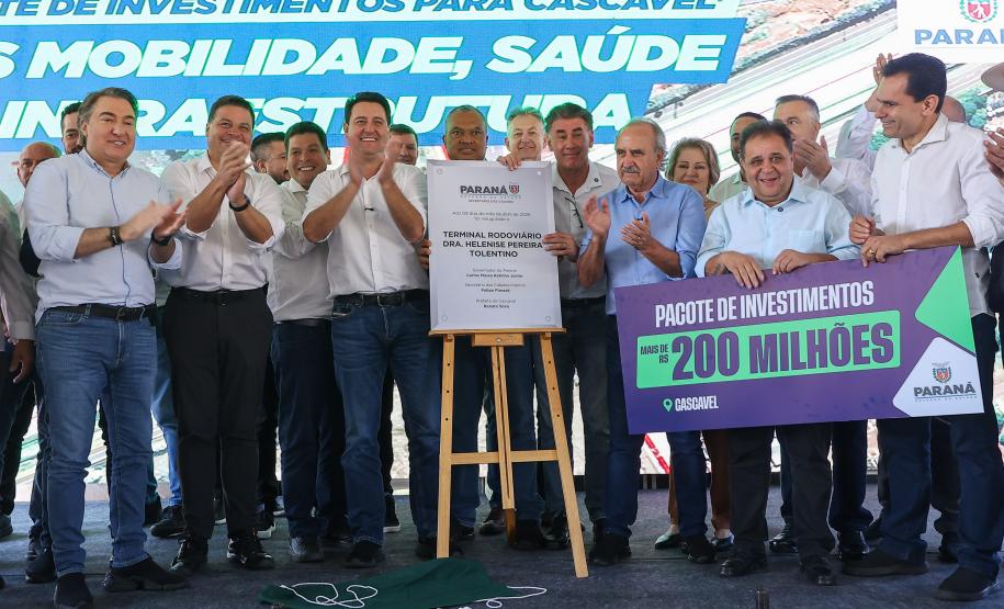 Governador reinaugura Rodoviária de Cascavel após maior reforma da história