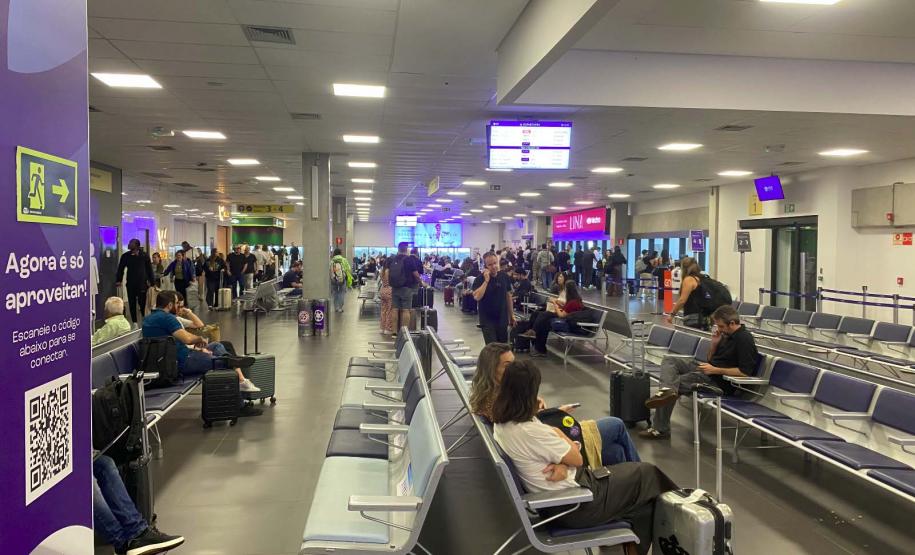 Com recordes, aeroportos do Paraná registram 2,6 milhões de viajantes no 1º trimestre