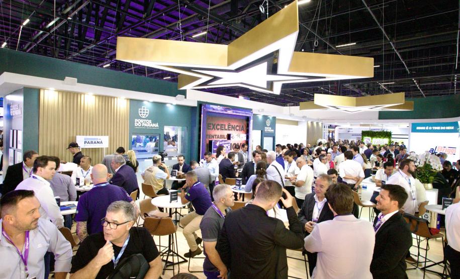 Portos do Paraná se destaca entre os 12 maiores estandes da Intermodal 2026