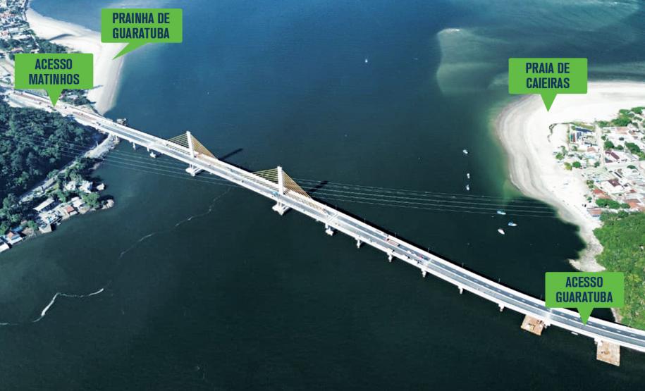 Com previsão de chuva, inauguração da Ponte de Guaratuba é adiada para sexta