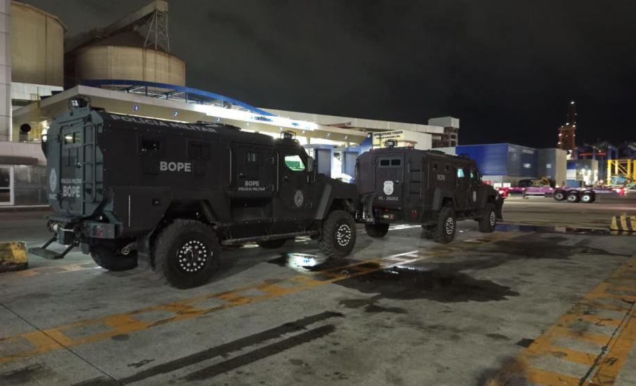 Novos blindados das forças de segurança começam a chegar ao Paraná