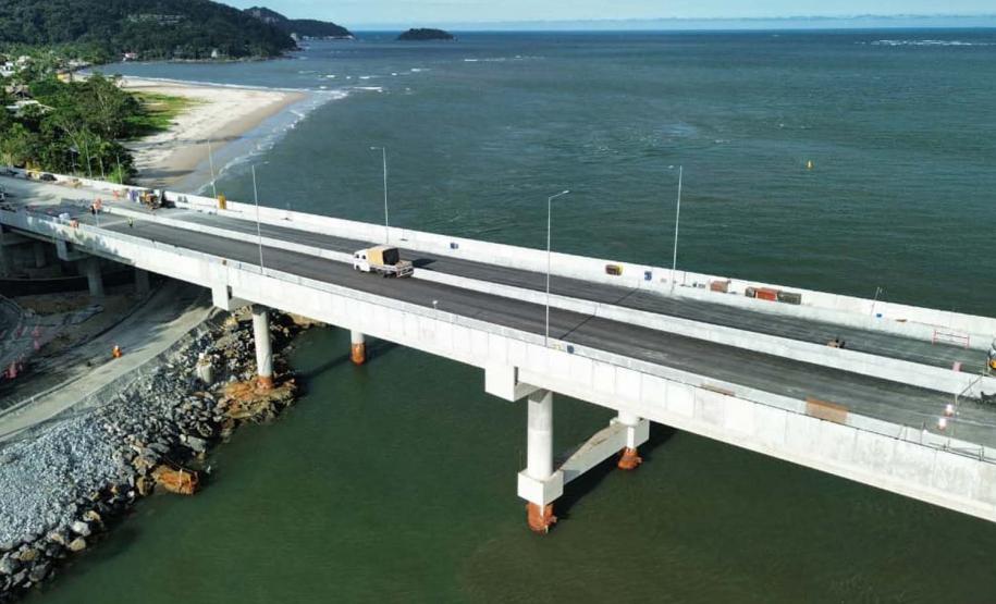 Foto: Gediel Mendes / Consórcio Supervisor Ponte de Guaratuba