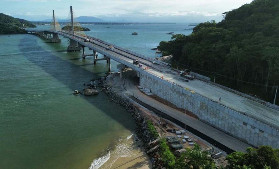 Foto: Gediel Mendes / Consórcio Supervisor Ponte de Guaratuba
