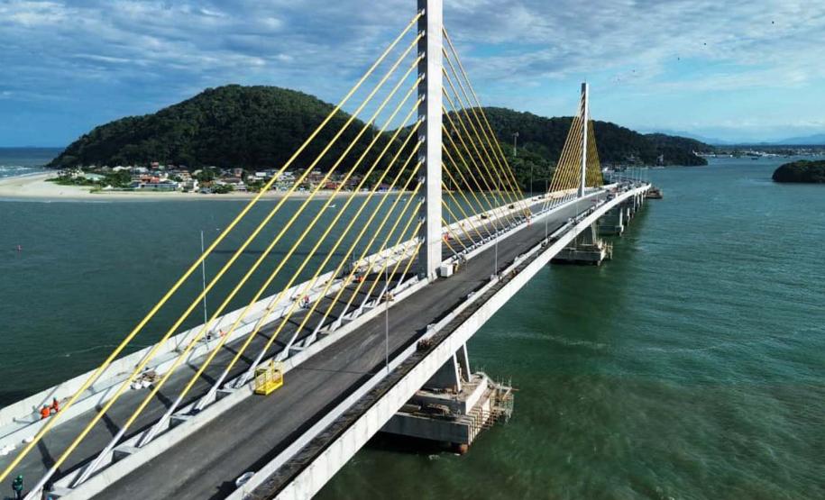 Foto: Gediel Mendes / Consórcio Supervisor Ponte de Guaratuba